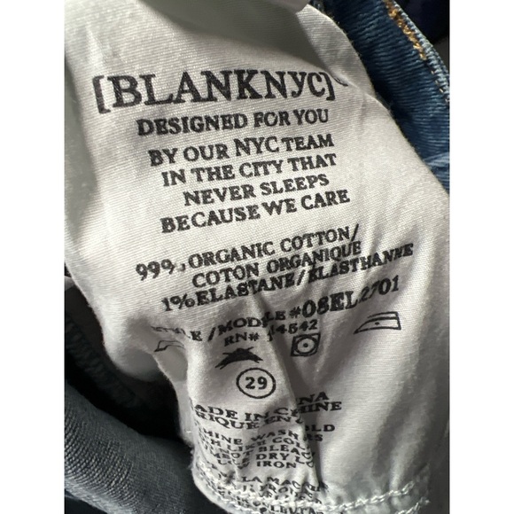 Blnc nyc Women's Blue Jeans - Picture 4 of 4